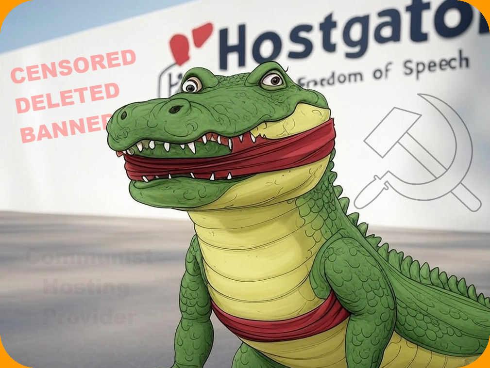 HostGator Censorship Cartoon